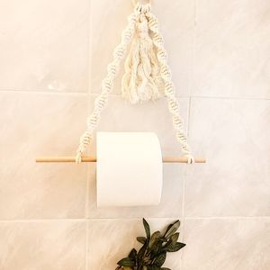 Boho toilet roll holder